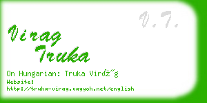 virag truka business card